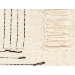 Koc ULUYOL Bawełna 130 x 170 cm Beżowy