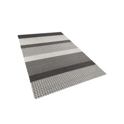 Dywan wełniany 140 x 200 cm szary AKKAYA