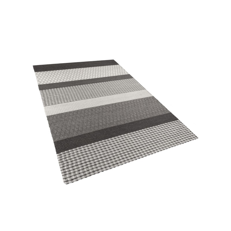 Dywan wełniany 140 x 200 cm szary AKKAYA