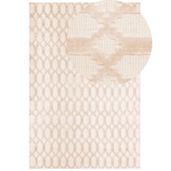 Dywan 140 x 200 cm beżowy CIZRE