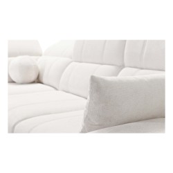 The Ballagio I corner sofa with a sleeping function in Plecionka fabric, Spring 1112 - beauty and functionality in one!