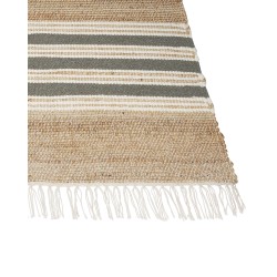 Dywan z juty 160 x 230 cm beżowo-szary MIRZA