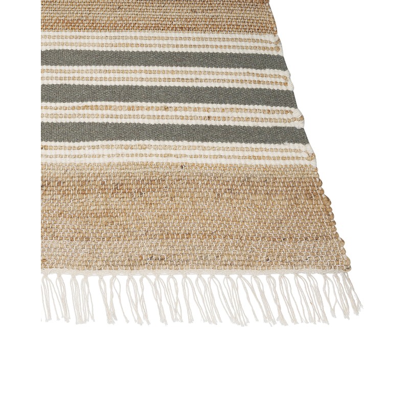 Dywan z juty 160 x 230 cm beżowo-szary MIRZA
