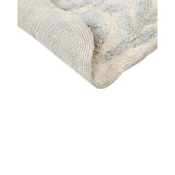 Dywanik łazienkowy bawełniany 60 x 90 cm szary DERIK