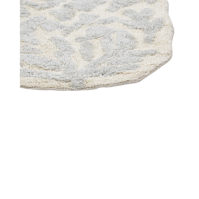 Dywanik łazienkowy bawełniany 60 x 90 cm szary DERIK