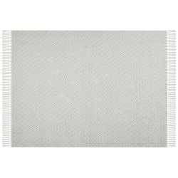 Koc MITYAL Bawełna 125 x 150 cm Beżowoszary