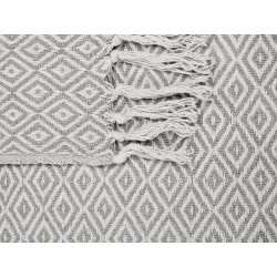 Koc MITYAL Bawełna 125 x 150 cm Beżowoszary