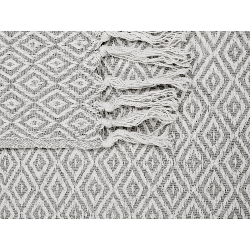 Koc MITYAL Bawełna 125 x 150 cm Beżowoszary