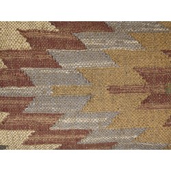 Poduszka dekoracyjna DEEPOR Juta 45 x 45 cm Kolorowy Wzór orientalny