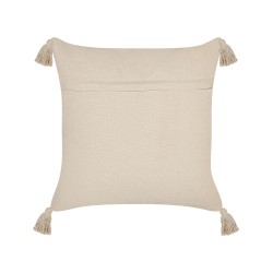 Zestaw 2 poduszek dekoracyjnych ARALIA Bawełna 45 x 45 cm Beżowy Wzór geometryczny