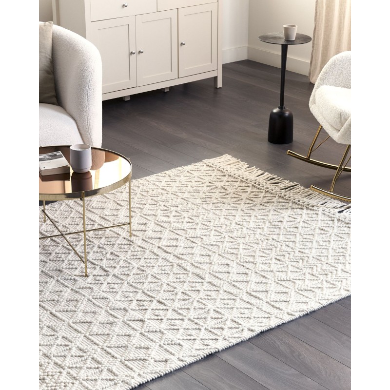 Dywan 160 x 230 cm jasnobeżowy ALUCRA