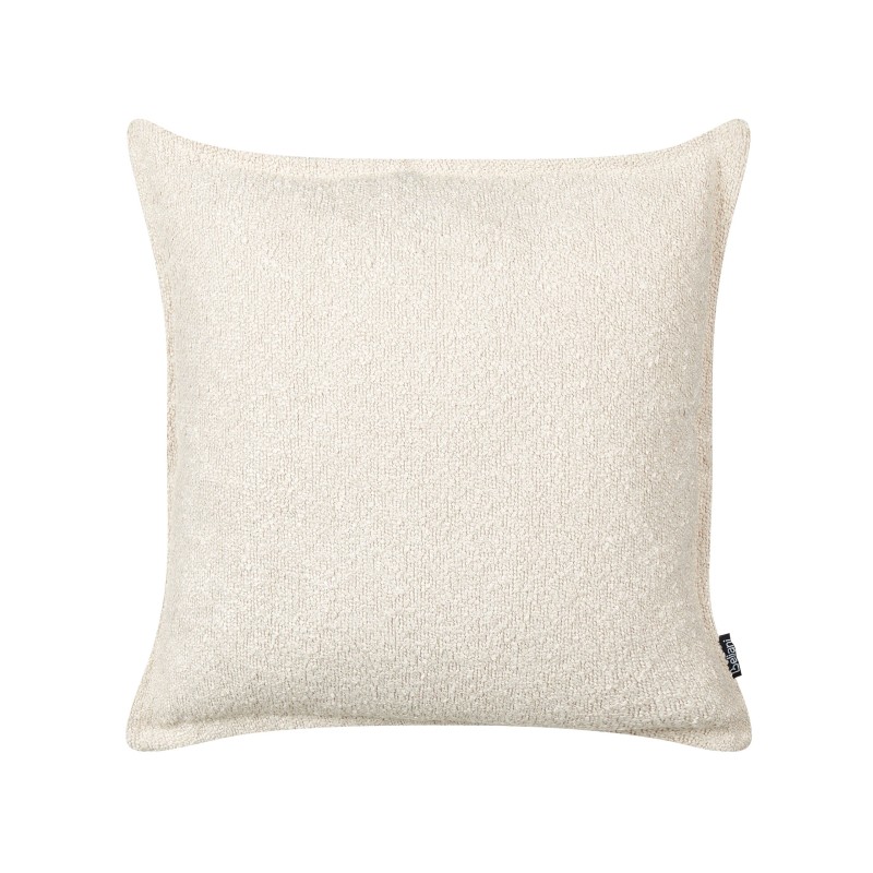 Zestaw 2 poduszek dekoracyjnych SENECIA Boucle 45 x 45 cm Jasnobeżowy Jednolity
