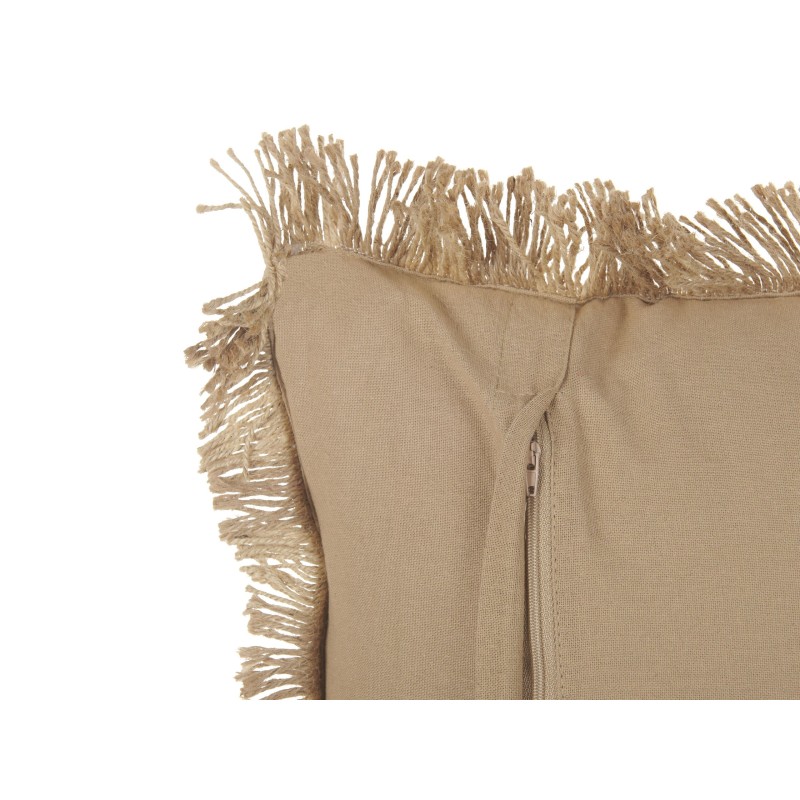 Zestaw 2 poduszek dekoracyjnych CIRSIUM Juta 45 x 45 cm Beżowy W paski