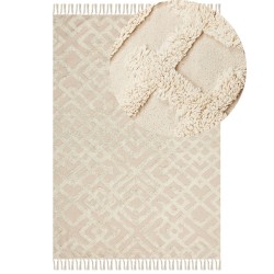 Dywan bawełniany 160 x 230 cm beżowy ARDAHAN