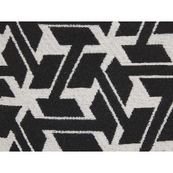 Zestaw 2 poduszek dekoracyjnych ANDIRIN Bawełna 45 x 45 cm Czarny Wzór geometryczny