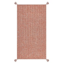 Dywan bawełniany 80 x 150 cm pomarańczowy MUGLA