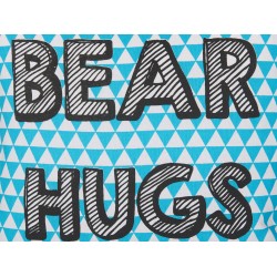 2 bawełniane poduszki dla dzieci z nadrukiem 40 x 40 cm niebieskie RADZKOT