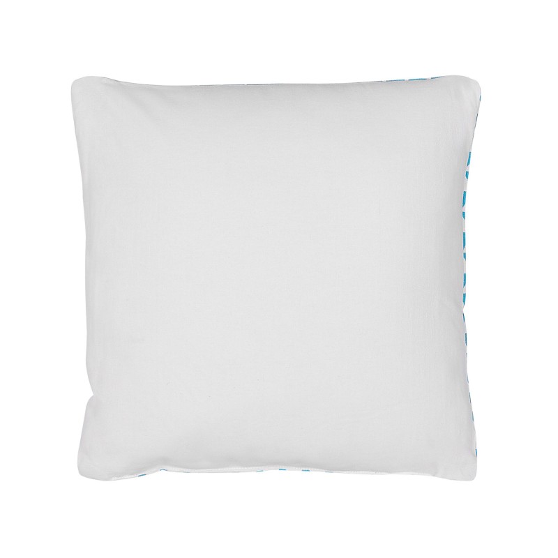 2 bawełniane poduszki dla dzieci z nadrukiem 40 x 40 cm niebieskie RADZKOT