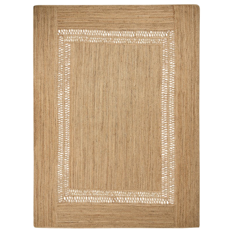Dywan z juty 300 x 400 cm beżowy YENIKOY