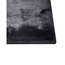 Dywan sztuczne futro królika 160 x 230 cm czarny MIRPUR
