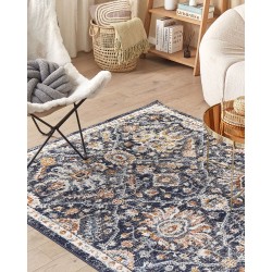 Dywan 200 x 300 cm niebiesko-beżowy MALISHKA