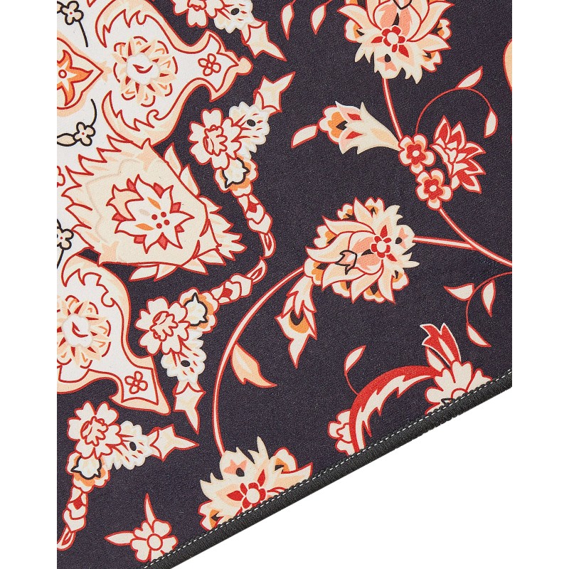 Dywan 60 x 200 cm czarno-beżowy ARITAS