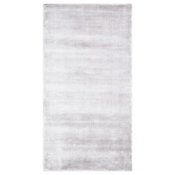 Dywan z wiskozy 80 x 150 cm jasnoszary GESI II