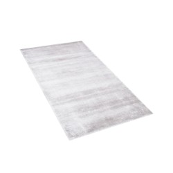 Dywan z wiskozy 80 x 150 cm jasnoszary GESI II