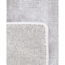 Dywan z wiskozy 80 x 150 cm jasnoszary GESI II