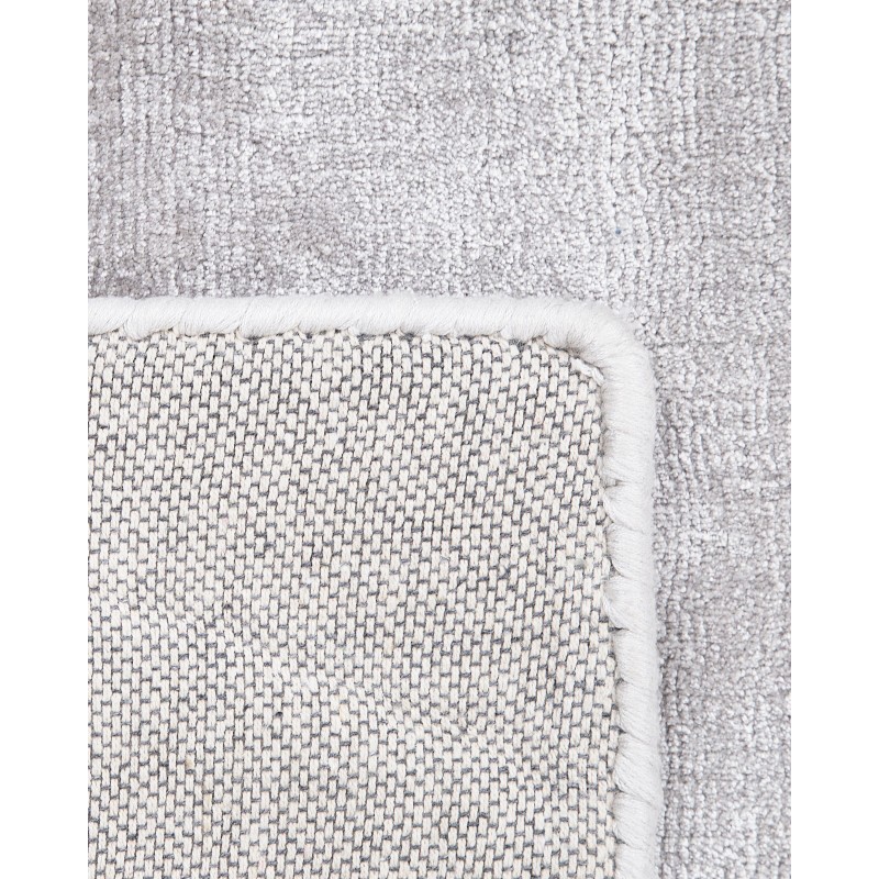 Dywan z wiskozy 80 x 150 cm jasnoszary GESI II