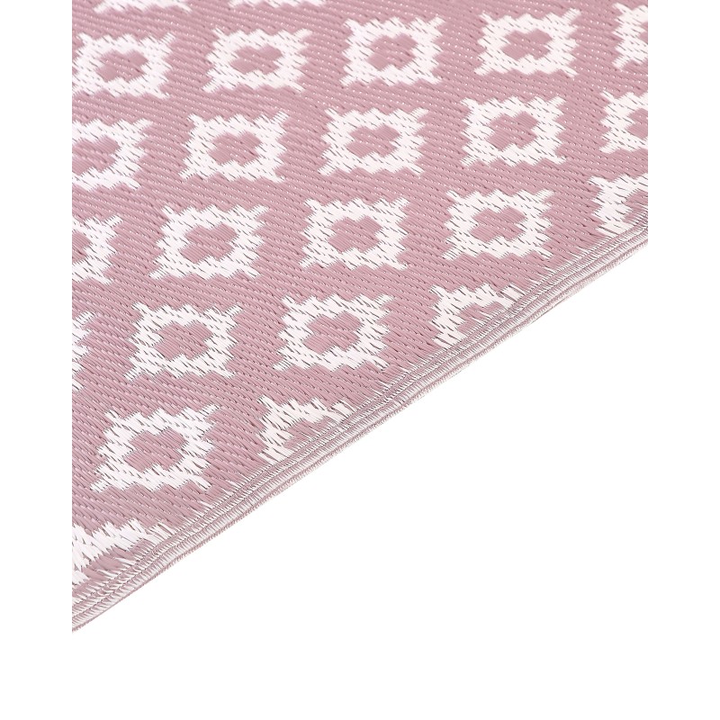 Dywan zewnętrzny 120 x 180 cm różowy THANE