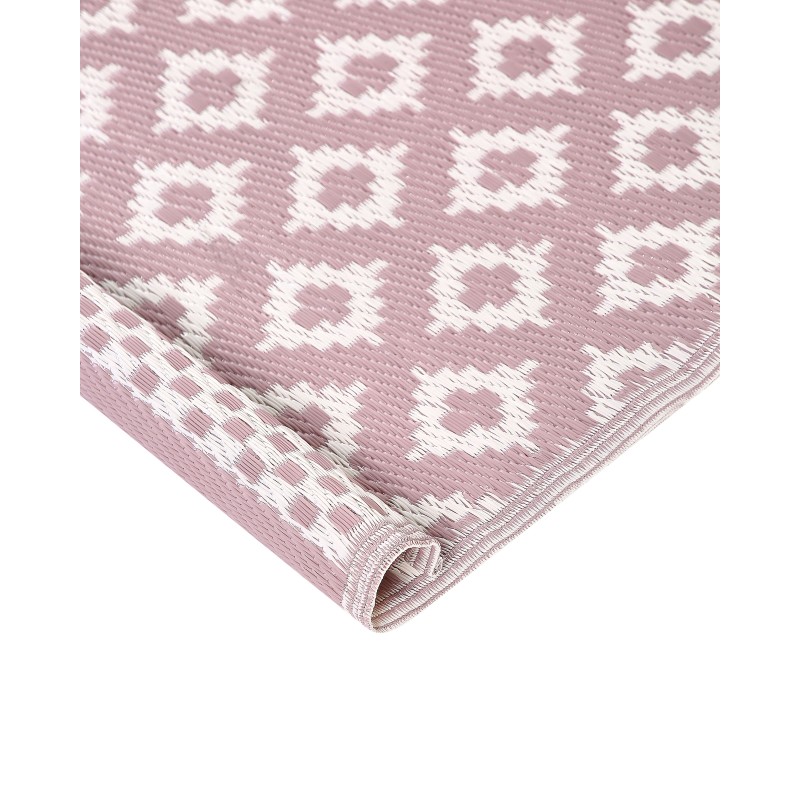 Dywan zewnętrzny 120 x 180 cm różowy THANE