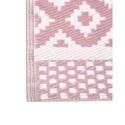 Dywan zewnętrzny 120 x 180 cm różowy THANE