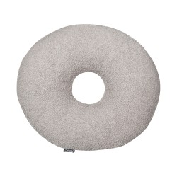 Zestaw 2 poduszek dekoracyjnych HESPERIS Boucle Jasnoszary Jednolity