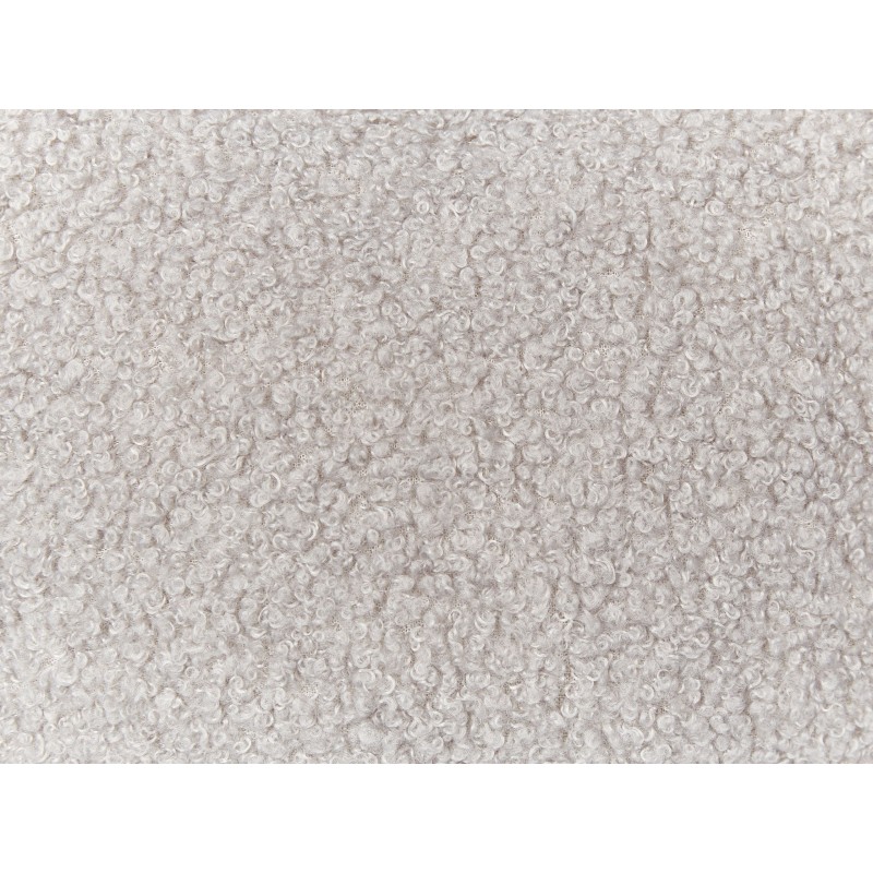 Zestaw 2 poduszek dekoracyjnych HESPERIS Boucle Jasnoszary Jednolity