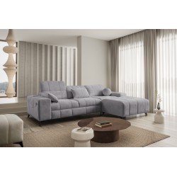 Ecksofa Ballagio I mit Schlaffunktion aus Stoff Plecionka, Spring 1102 - Schönheit und Funktionalität in einem!