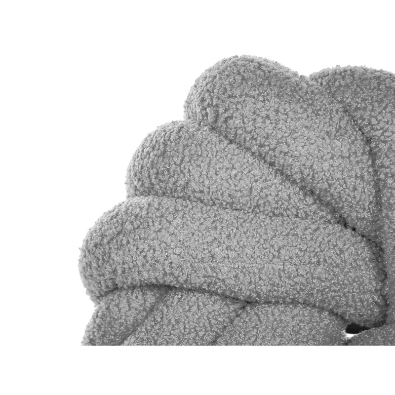 Zestaw 2 poduszek dekoracyjnych AKOLA Boucle 31 x 31 cm Szary Jednolity