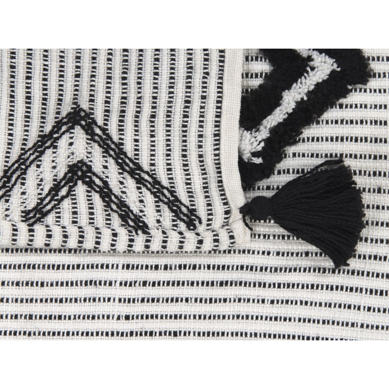 Koc SAATLI 130 x 150 cm Biały