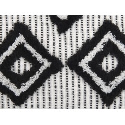 Koc SAATLI 130 x 150 cm Biały