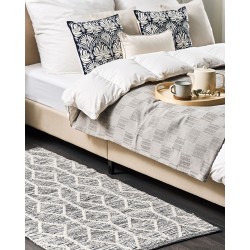 Dywan 80 x 150 cm szaro-beżowy EDREMIT