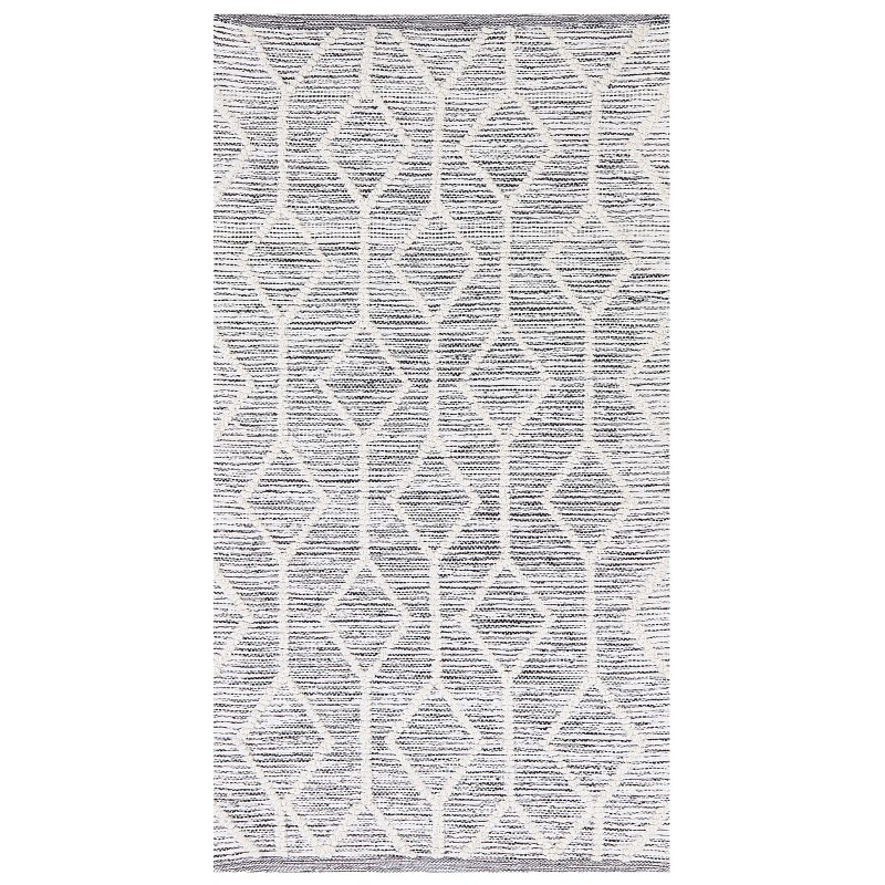 Dywan 80 x 150 cm szaro-beżowy EDREMIT