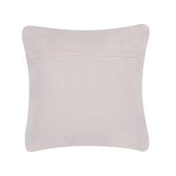 Poduszka dekoracyjna NELLAD Skóra naturalna 45 x 45 cm Szary Patchwork