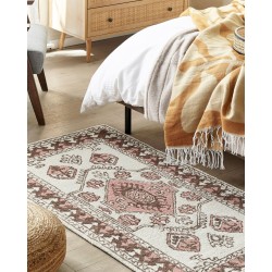 Dywan wełniany 80 x 150 cm wielokolorowy TOMARZA