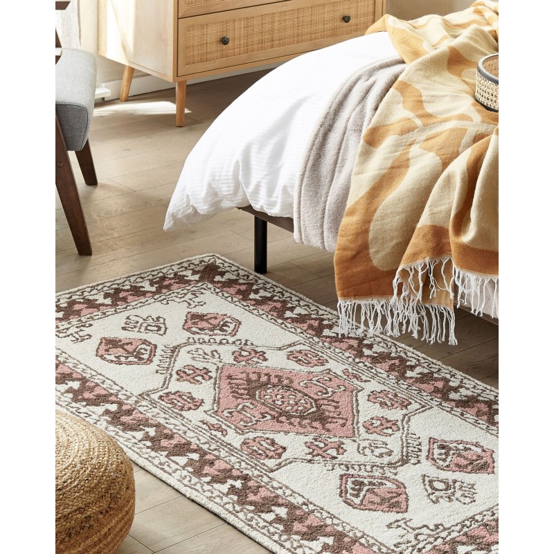 Dywan wełniany 80 x 150 cm wielokolorowy TOMARZA