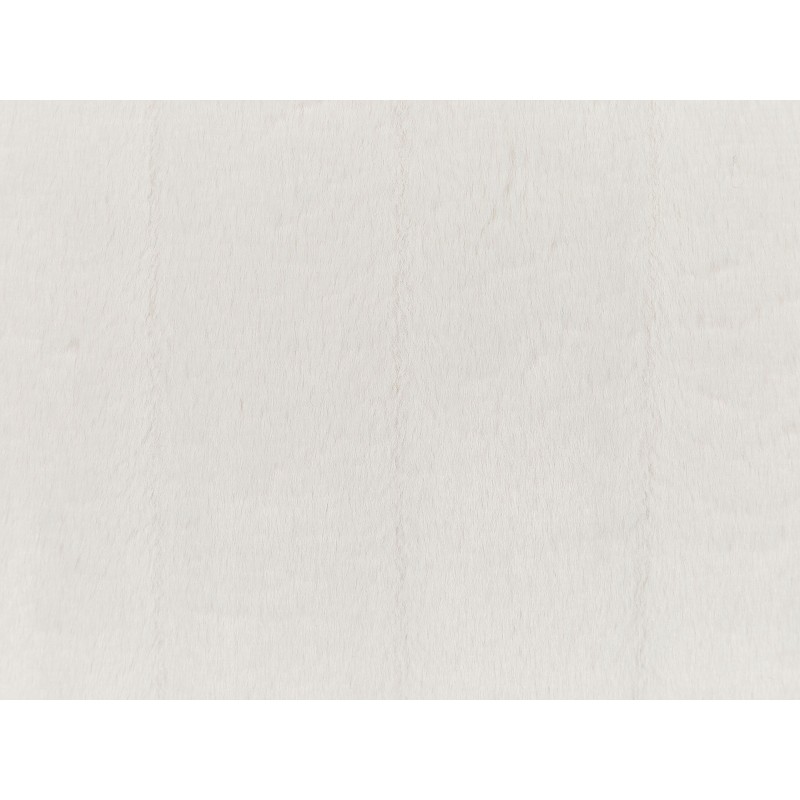 Zestaw 2 poduszek dekoracyjnych PUMILA Sztuczne futro 45 x 45 cm Biały Jednolity