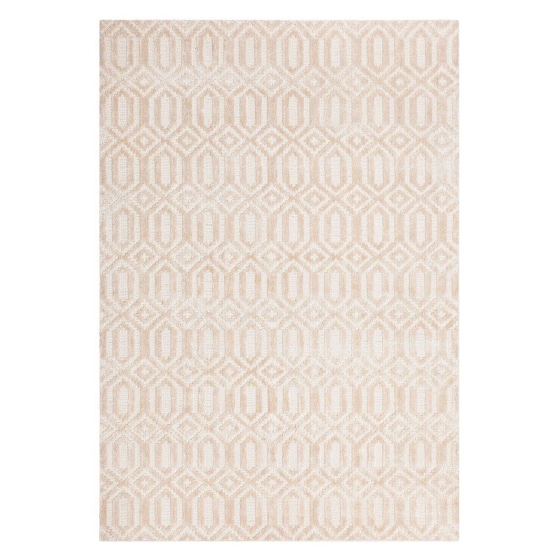 Dywan wiskozowy 140 x 200 cm beżowy ADATEPE