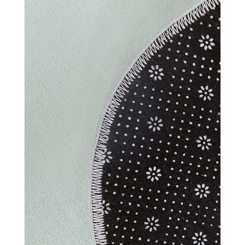 Dywan dziecięcy kształt chmury 90 x 120 cm zielony CUMULUS