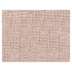 Koc SALKA Sztuczne futro 150 x 200 cm Pastelowy róż