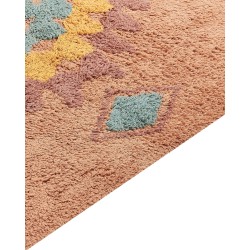 Dywan bawełniany 80 x 150 cm pomarańczowy IGDIR