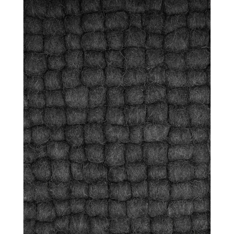 Dywan z filcowych kulek 160 x 230 cm ciemnoszary AMDO